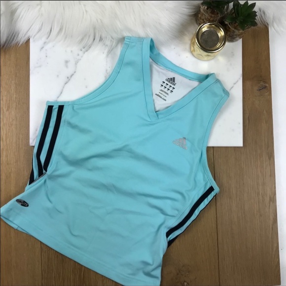 Like new! adidas Blue Performance Tank Top - Picture 2 of 5